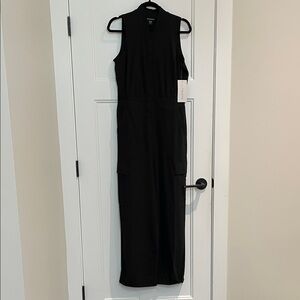 Athleta Brooklyn Sleeveless Utility Jumpsuit New with tags Size 8 Color: Black